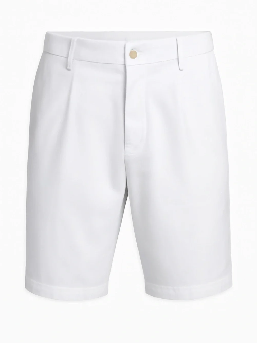 EUC PGA Tour Men’s White 10” Golf Dress Shorts Flat Front - Size 36